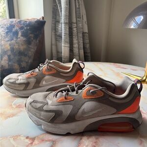 Nike beige and Orange Sneakers